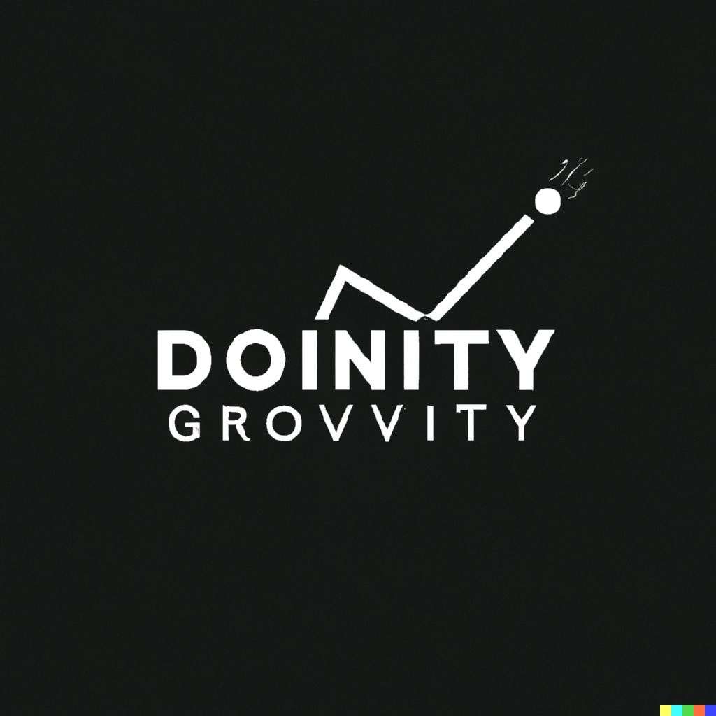 the discovery of gravity, finance company logo design